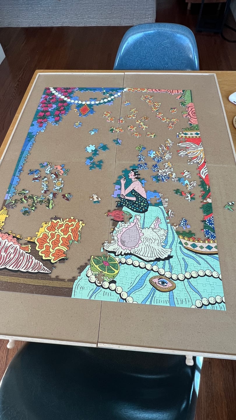 Customer photo review of Sunday Morning | 1000 Piece Puzzle
