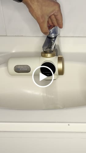 Customer video review of InFlow Beauty Filter