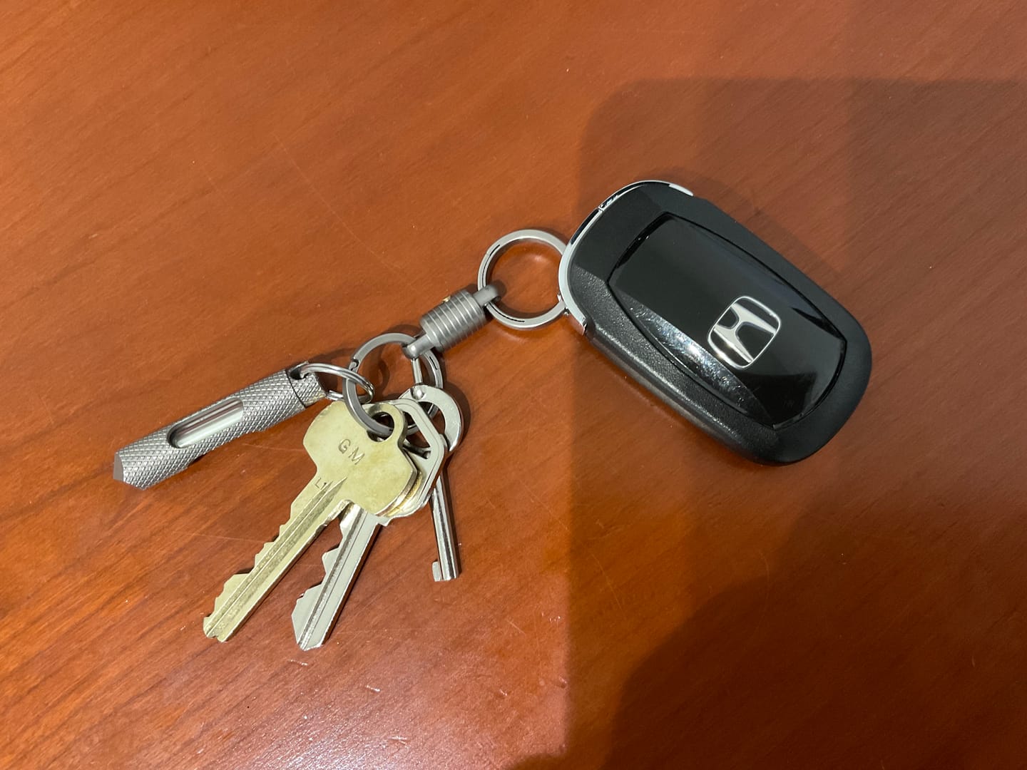 Customer photo review of The Knurled Edition Glow Fob