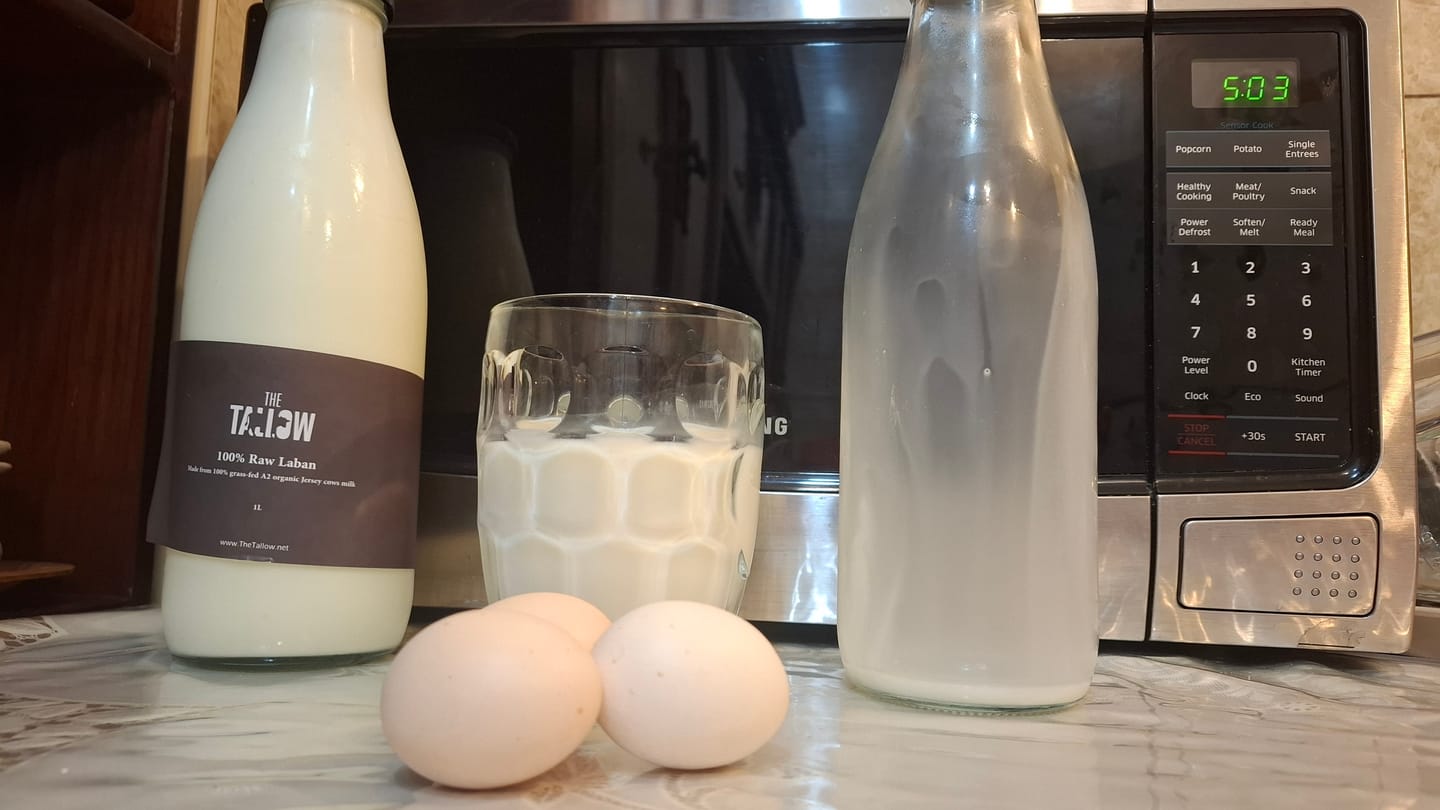 Customer photo review of 1L Raw Milk & 1L Raw Laban