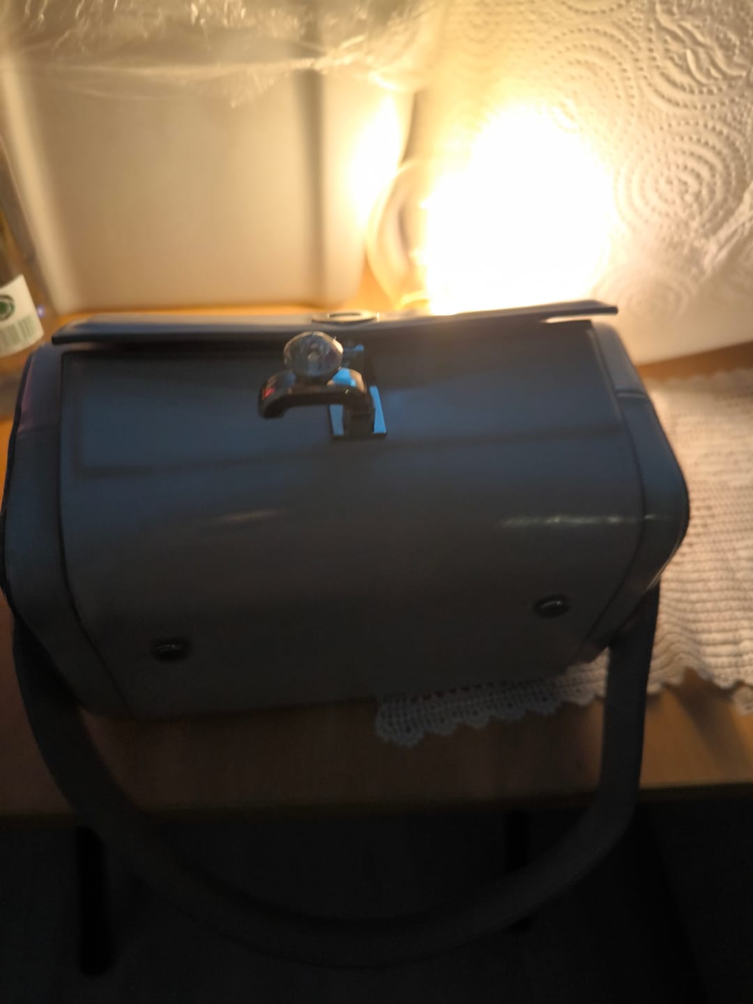 Customer photo review of Matmazel Sadr Gri Kadın El ve Omuz Çantası