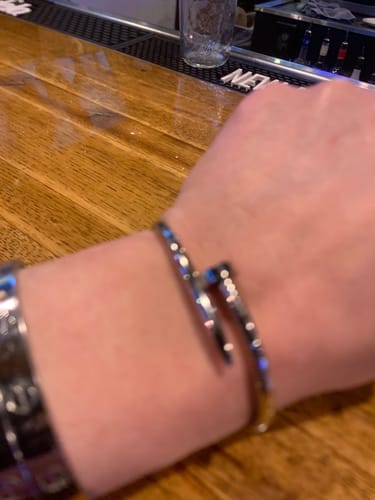 Customer photo review of Nail Bracelet