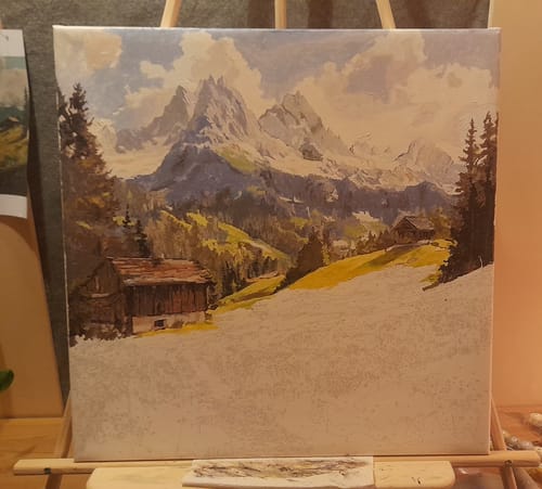 Customer photo review of Malen nach Zahlen - Der Weg in die Stille