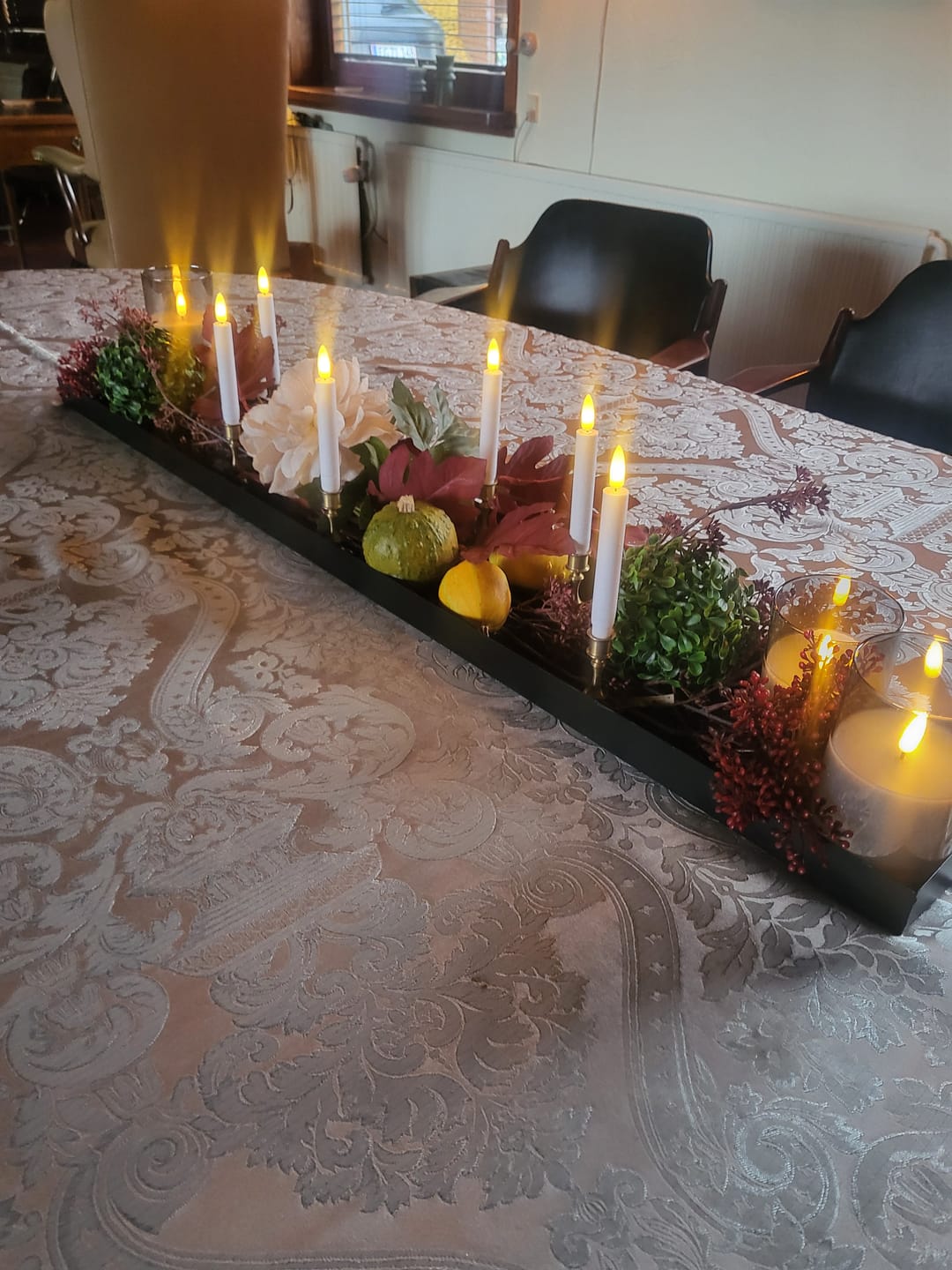 Customer photo review of Juletræslys belagt med stearin 6 stk