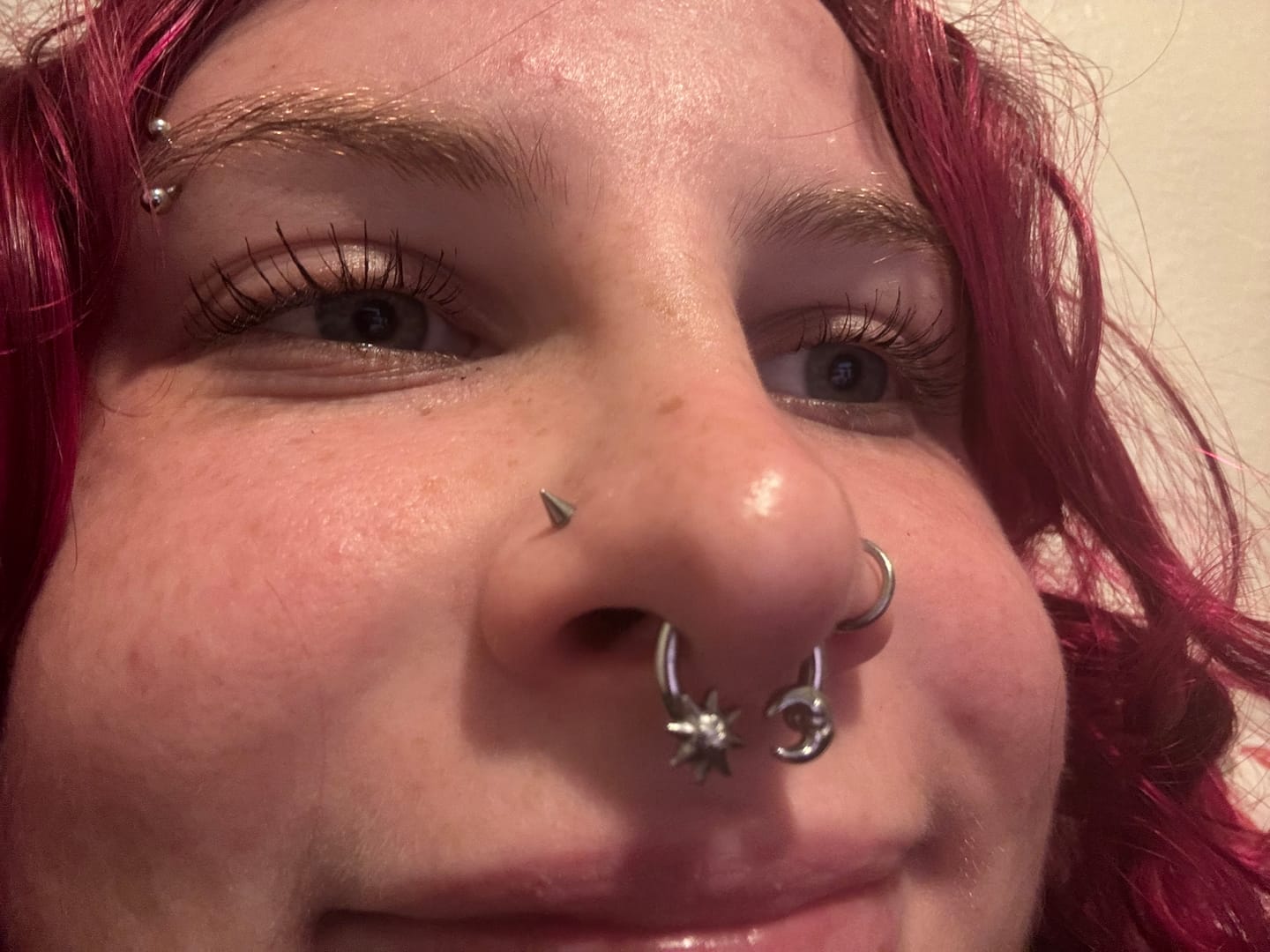 Customer photo review of SUNNY & LUNA REAL SEPTUM