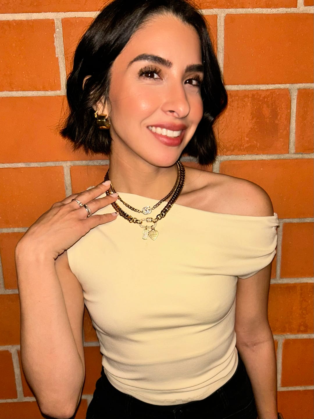 Customer photo review of Lover Charm Necklace