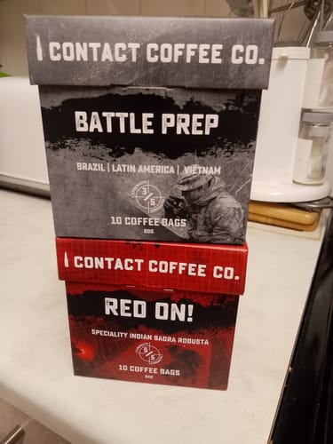 Customer photo review of Single Serve Coffee Bags Bundle