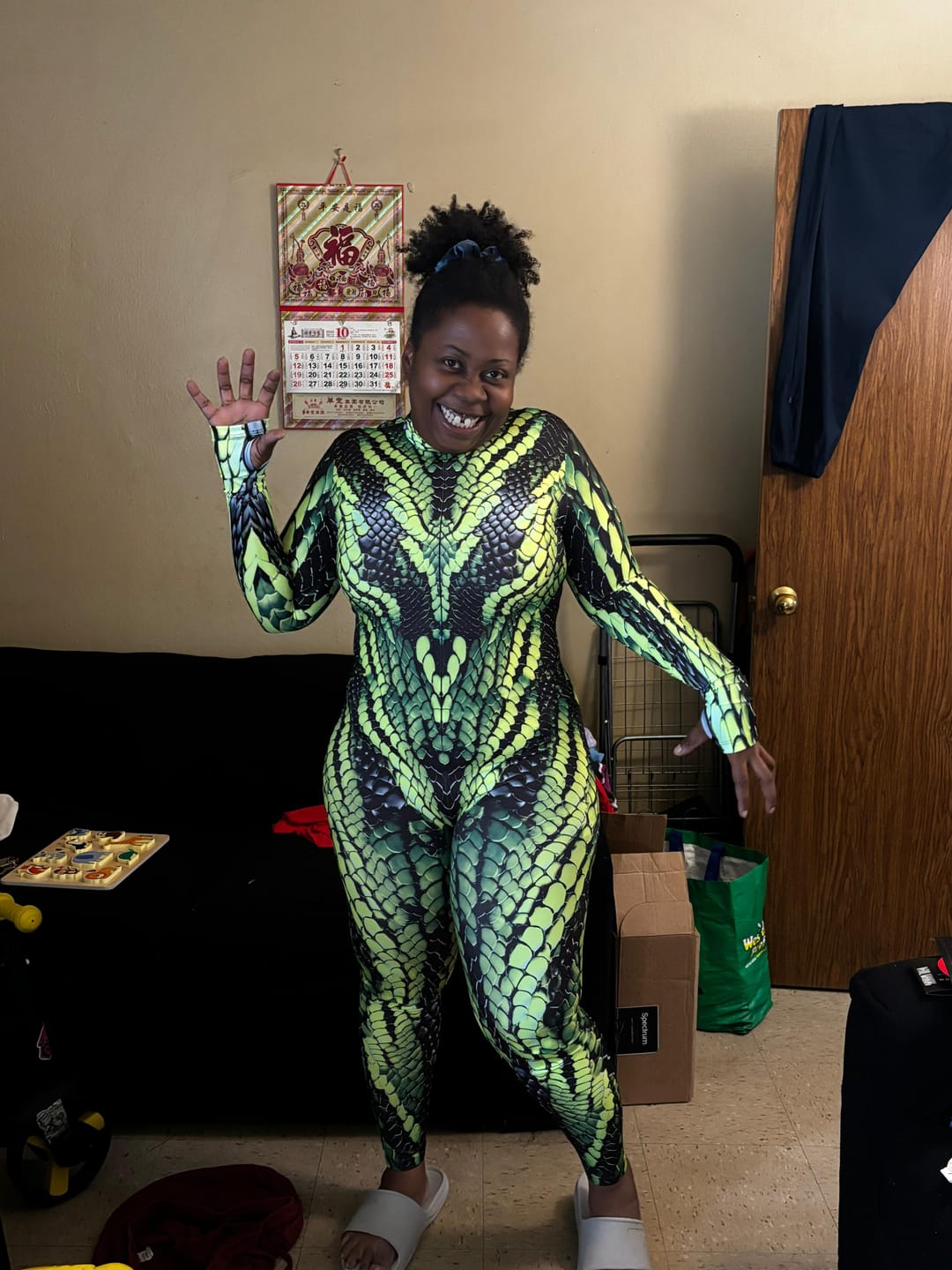 Customer photo review of Electric Viper Costume