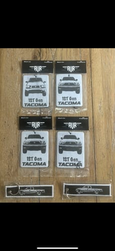 Customer photo review of 1ST Gen Tacoma Air Freshener Black Ice- 3 Pack