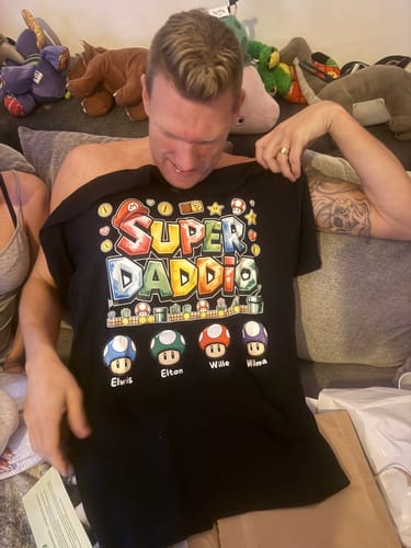 Customer photo review of Super Daddio - skräddarsydd