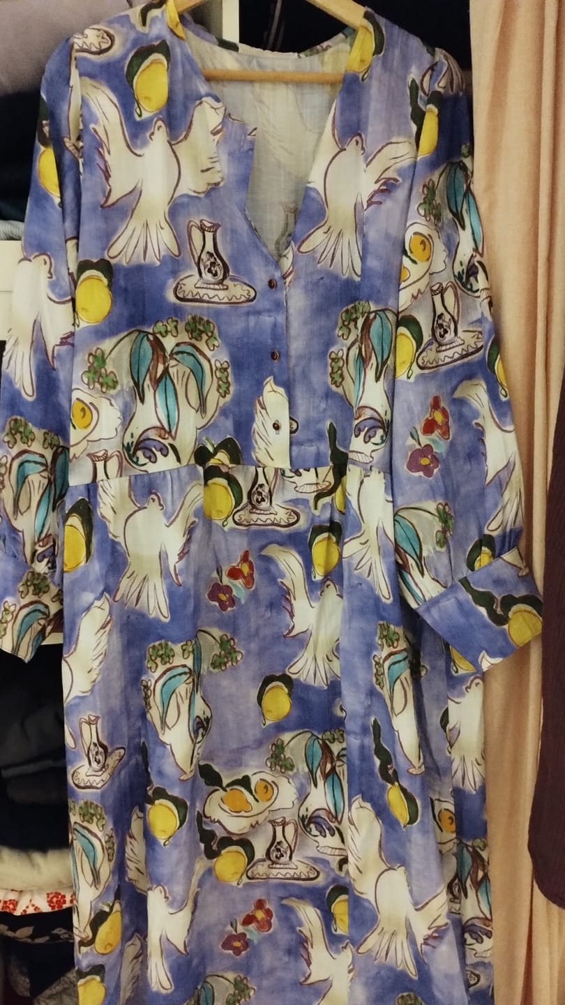 Customer photo review of Robe Isis - Viscose Céleste