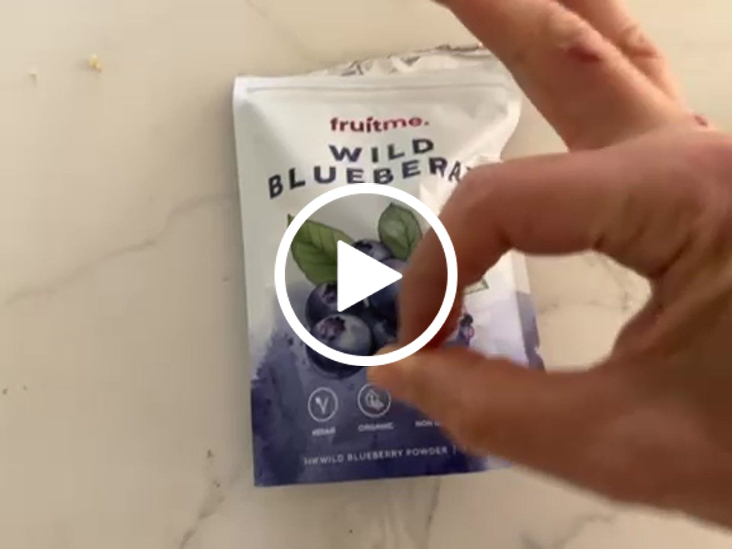 Customer video review of Wild Blueberry Powder