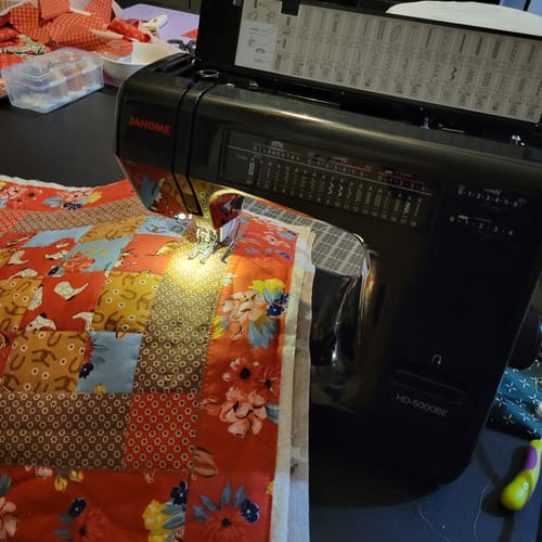 Customer photo review of Janome HD-5000 Black Edition Heavy Duty Sewing Machine