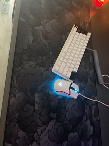 Customer photo review of Cloud Black | Mousepad