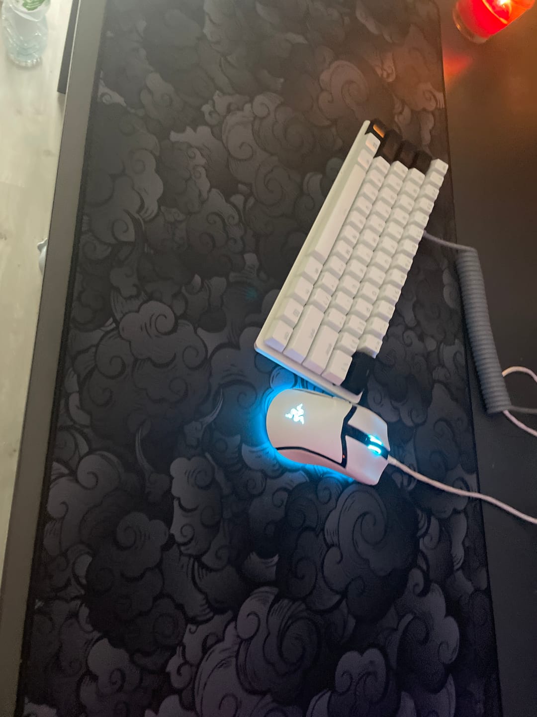 Customer photo review of Cloud Black | Mousepad