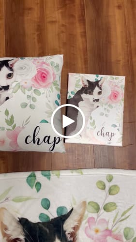 Customer video review of Petcanvaオーダーメイド ペット似顔絵