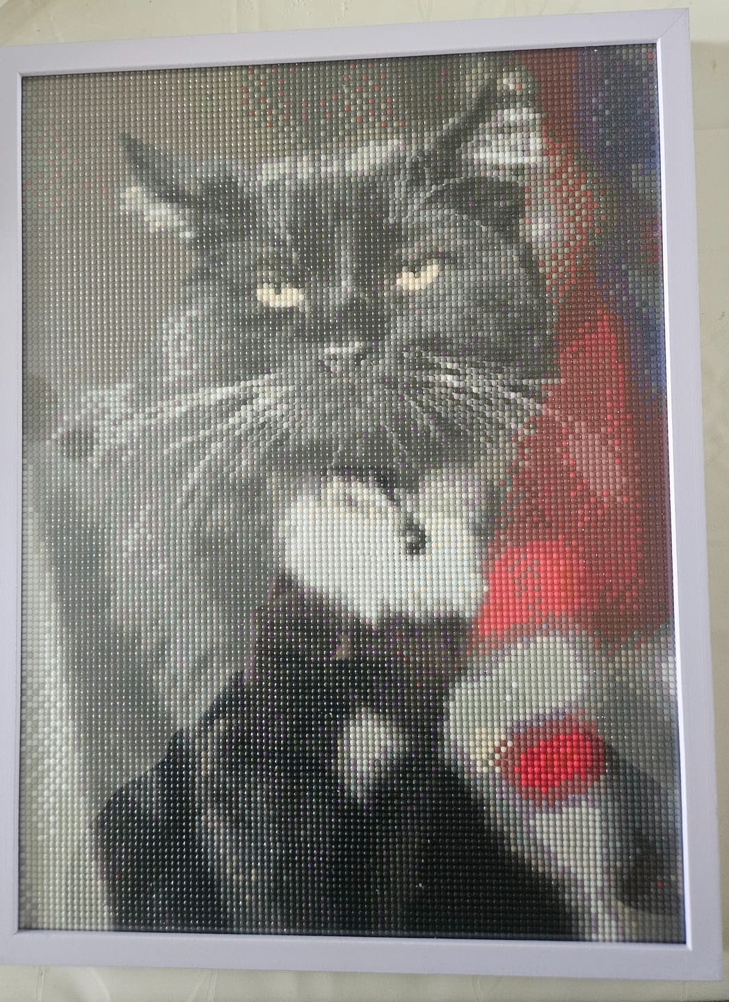 Customer photo review of Diamond Painting -maalaus omasta kuvasta