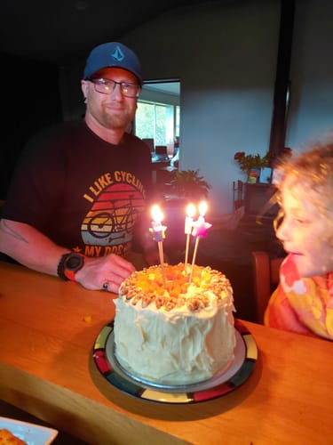 Customer photo review of I like cycling 50 T-shirt