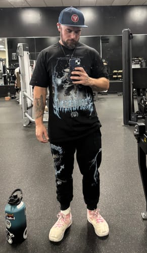 Customer photo review of [Limited Edition] 'Mortal Kombat: Raiden' Joggers