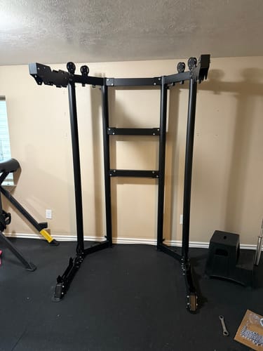 Customer photo review of RitFit BPC06 All-In-One Smith Machine with 260LB Weight Stacks