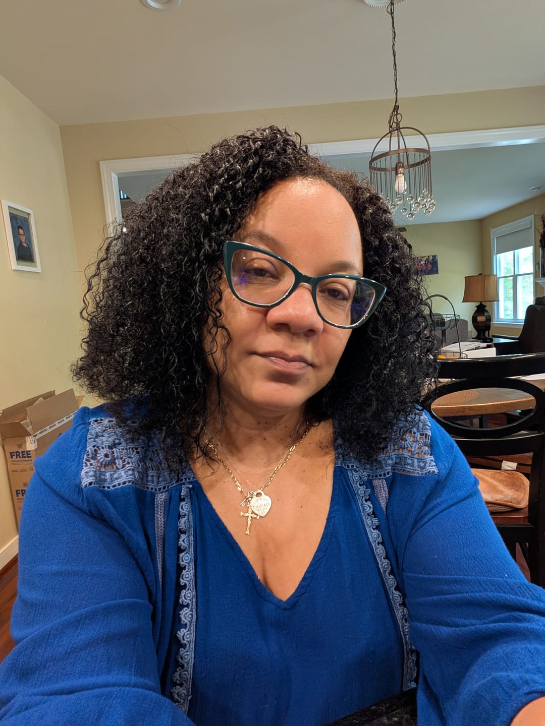 Customer photo review of Deep Conditioner – Anti-Frizz Formula with Mongongo Butter & Lotus Flower to Fight Humidity for Smooth, Hydrated Curls | Luscious Lotus 🌸