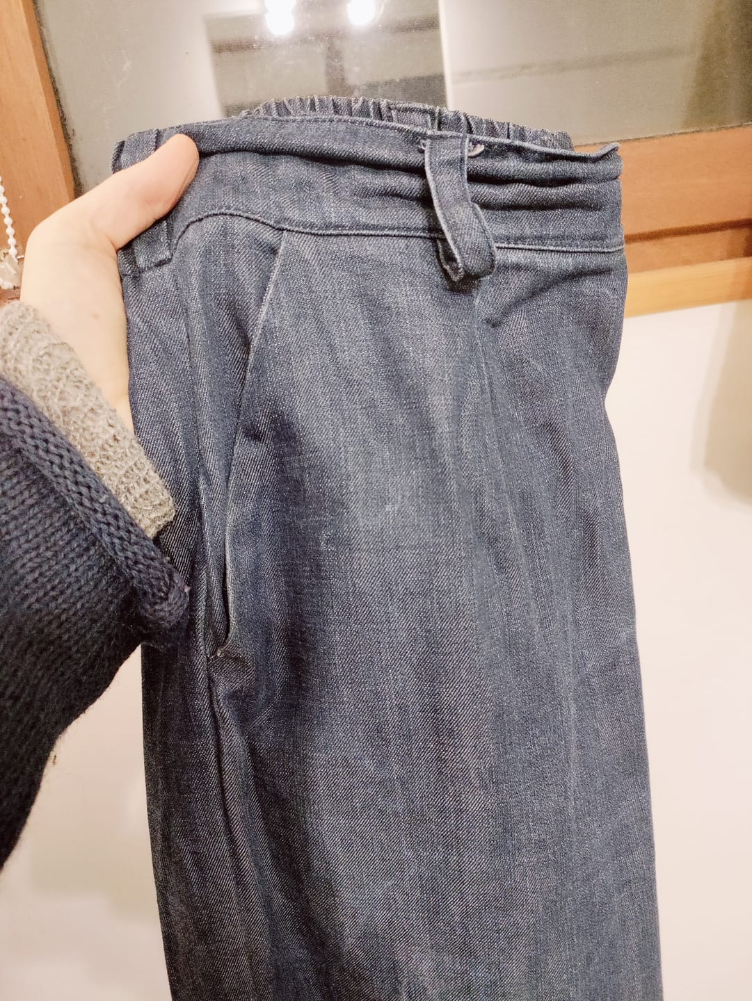 Customer photo review of Pantalon Alex - Jean brut