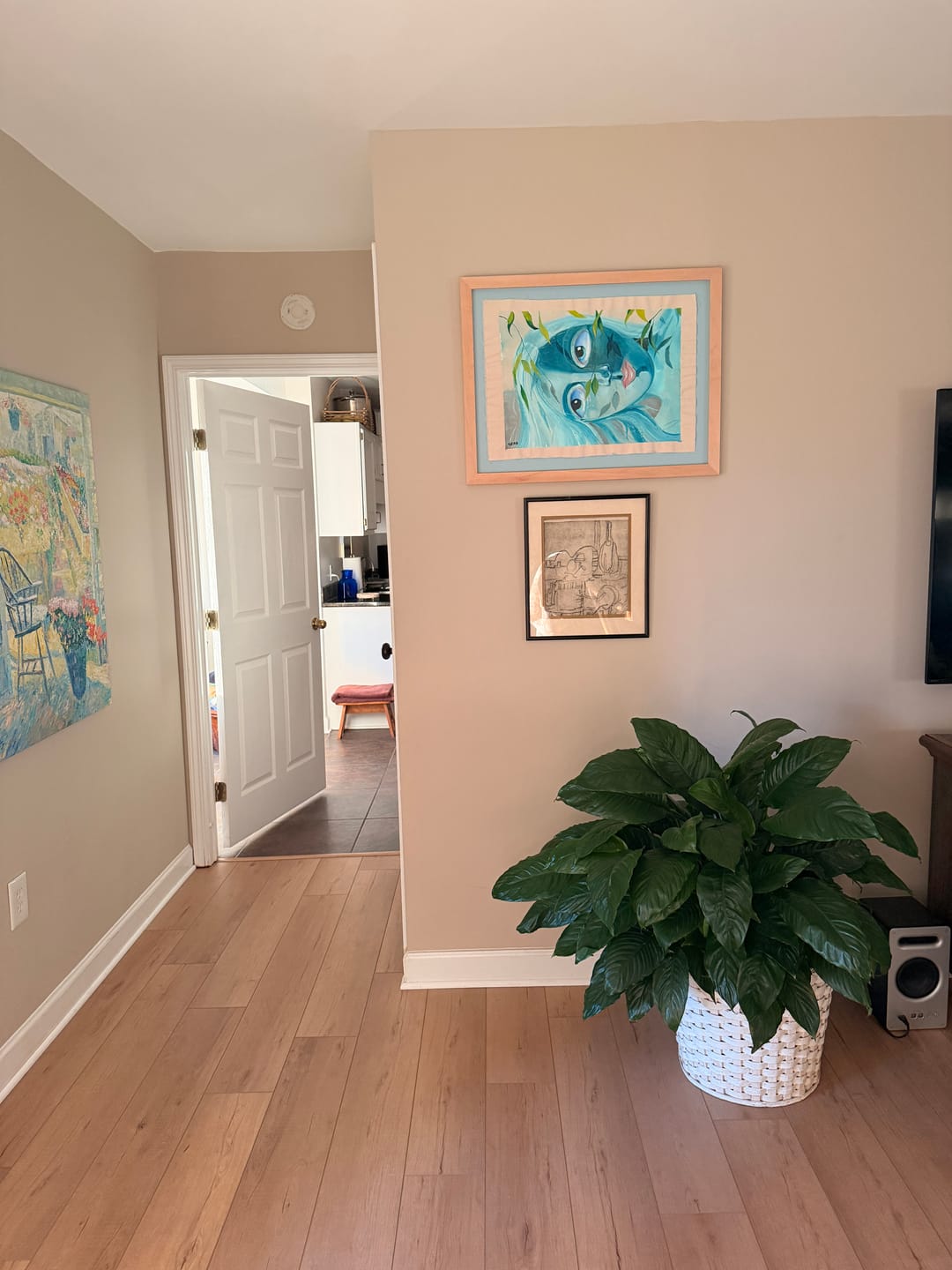 Customer photo review of Under Jasmine, 22.5x29"