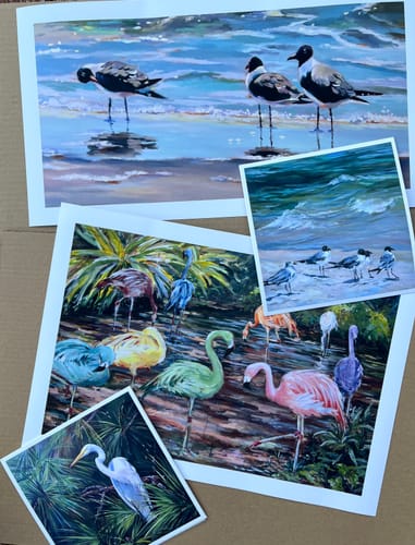 Customer photo review of 8x8 Giclee Fine Art Prints