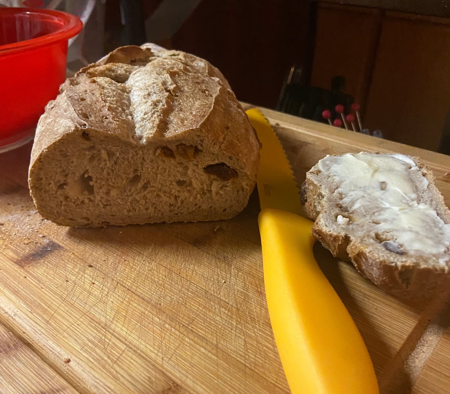Customer photo review of Stone Oven Bread Walnut Fig
