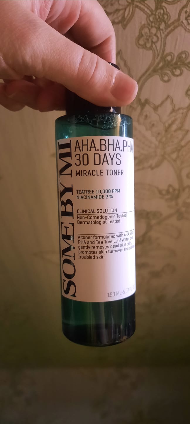 Customer photo review of Attīrošs toniks sejai Some By Mi AHA-BHA-PHA 30 Days Miracle Toner