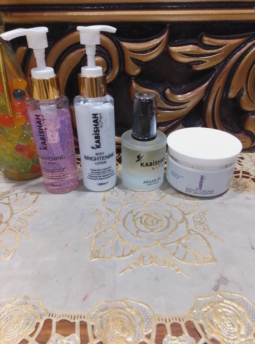 Customer photo review of Argan Oil Hair Serum