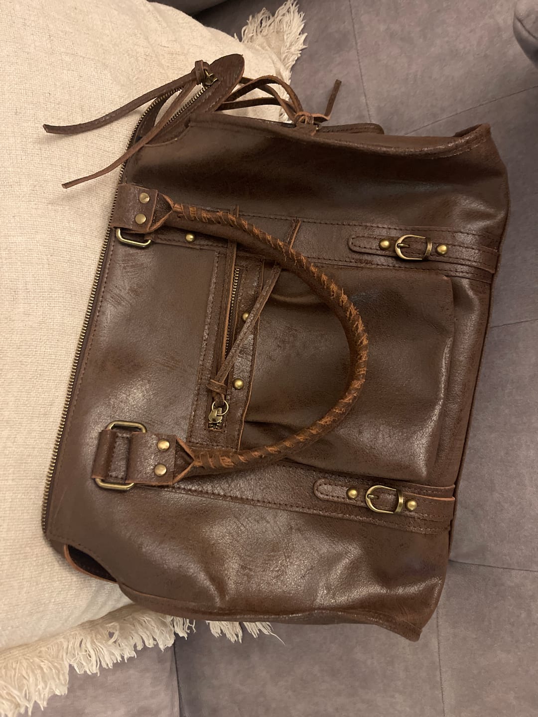 Customer photo review of It girl bag espresso martini