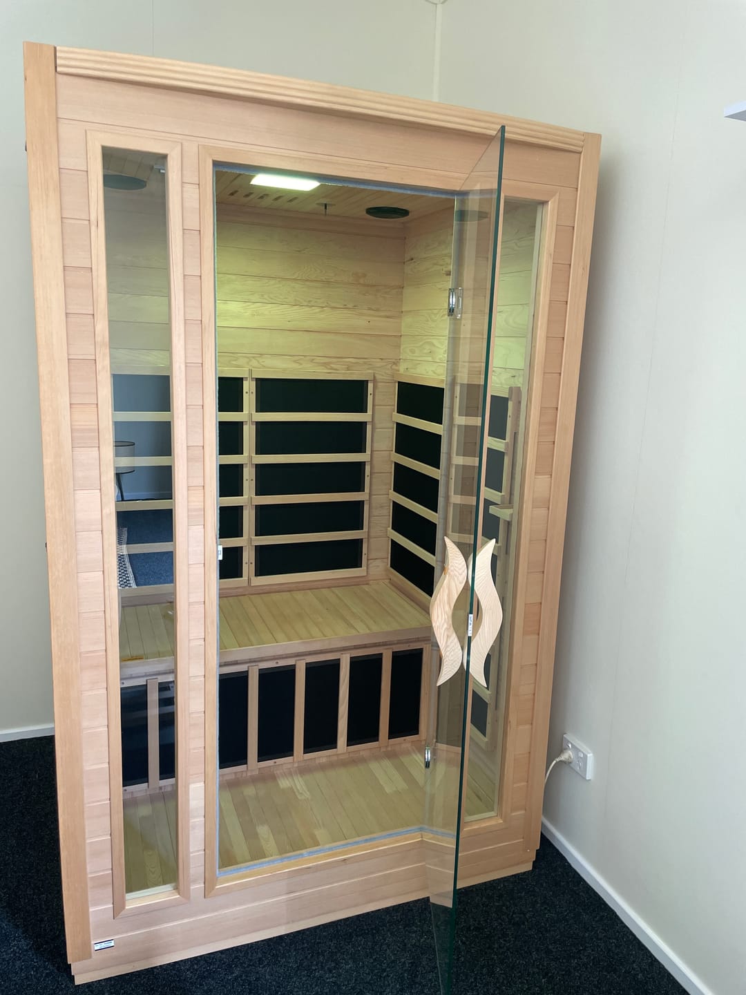 Customer photo review of Kylin Ultra Low EMF Carbon Far Infrared Sauna 2 people - K8203 Low EMF