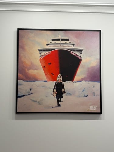 Customer photo review of Paveikslas “Red Ship"