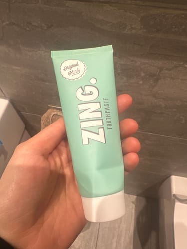 Customer photo review of Original Mint Toothpaste