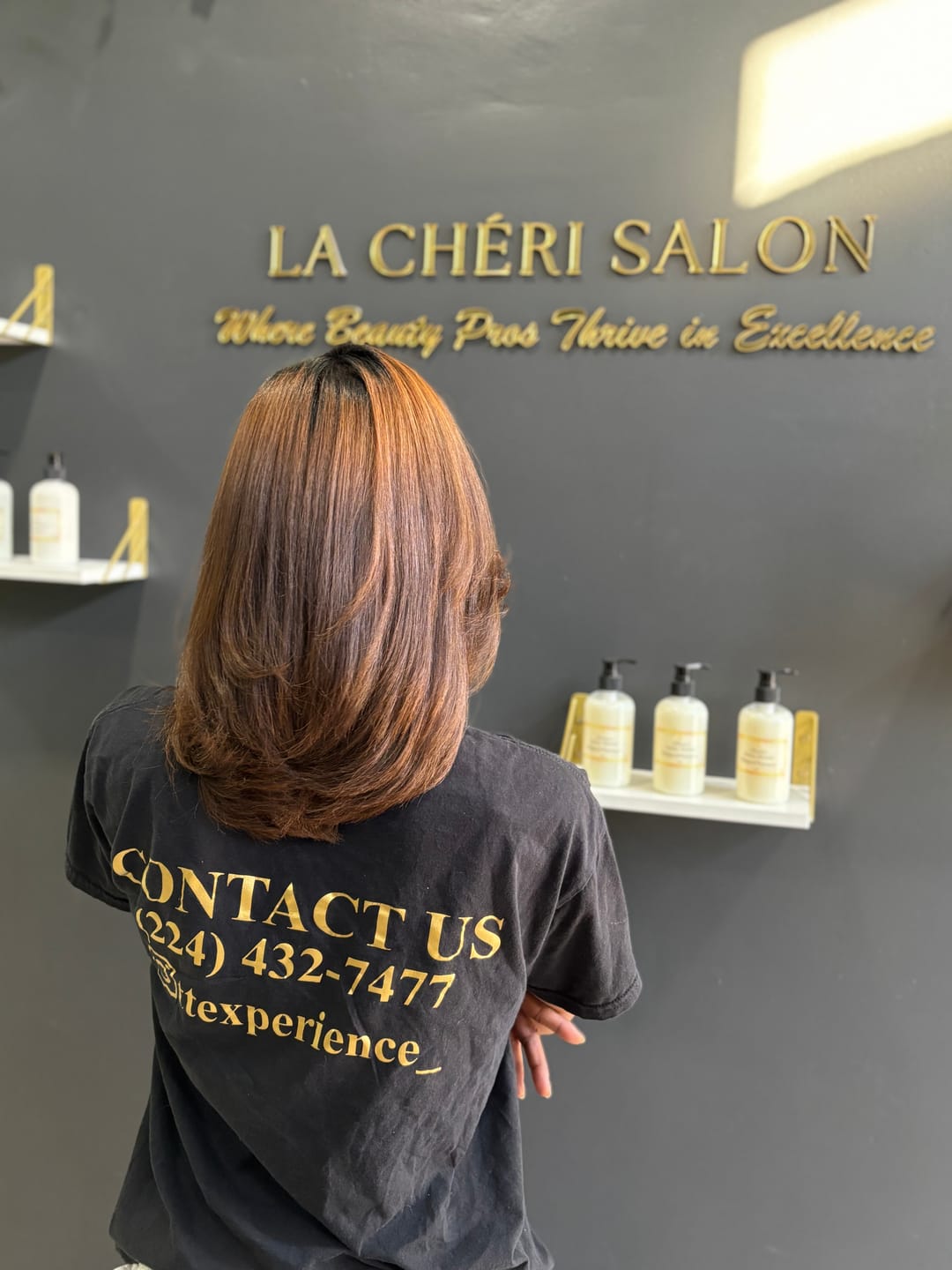 Customer photo review of Custom Laser Cut Wall Logo | Sign with Raised 3D Design | Business Letter | Lobby Signage | Reception Logo | Acrylic Sign Metal Finish Logo