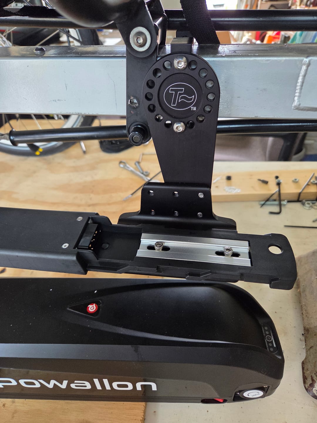 Customer photo review of Fully Configurable Battery Mount