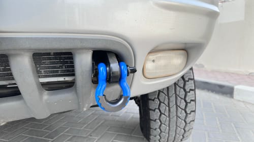 Customer photo review of Front Recovery Shackle Tab Kit - WJ/WK/XK