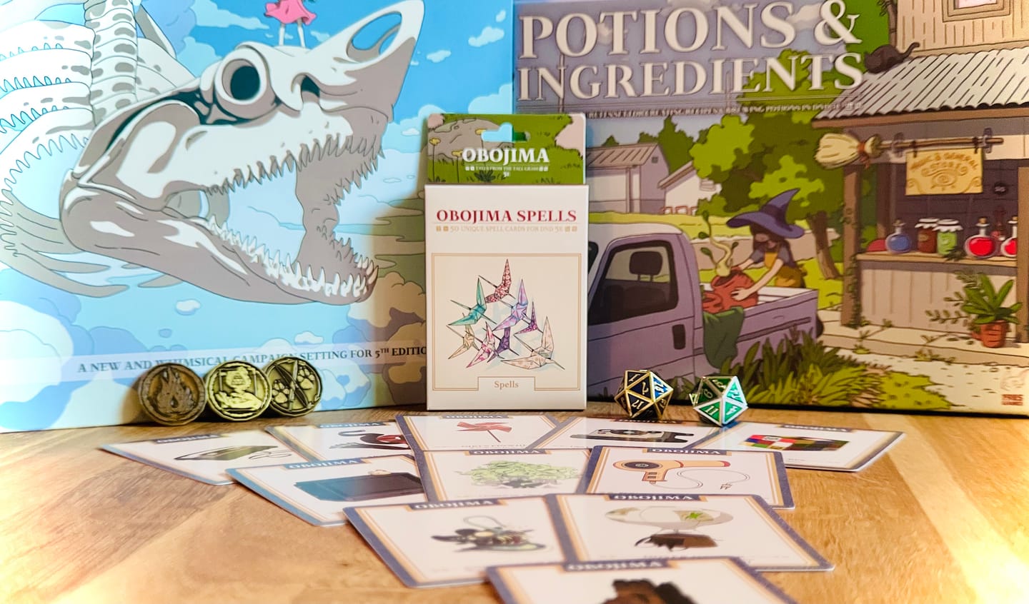 Customer photo review of Obojima: Tales from the Tall Grass – Hardcover 5E Campaign Book