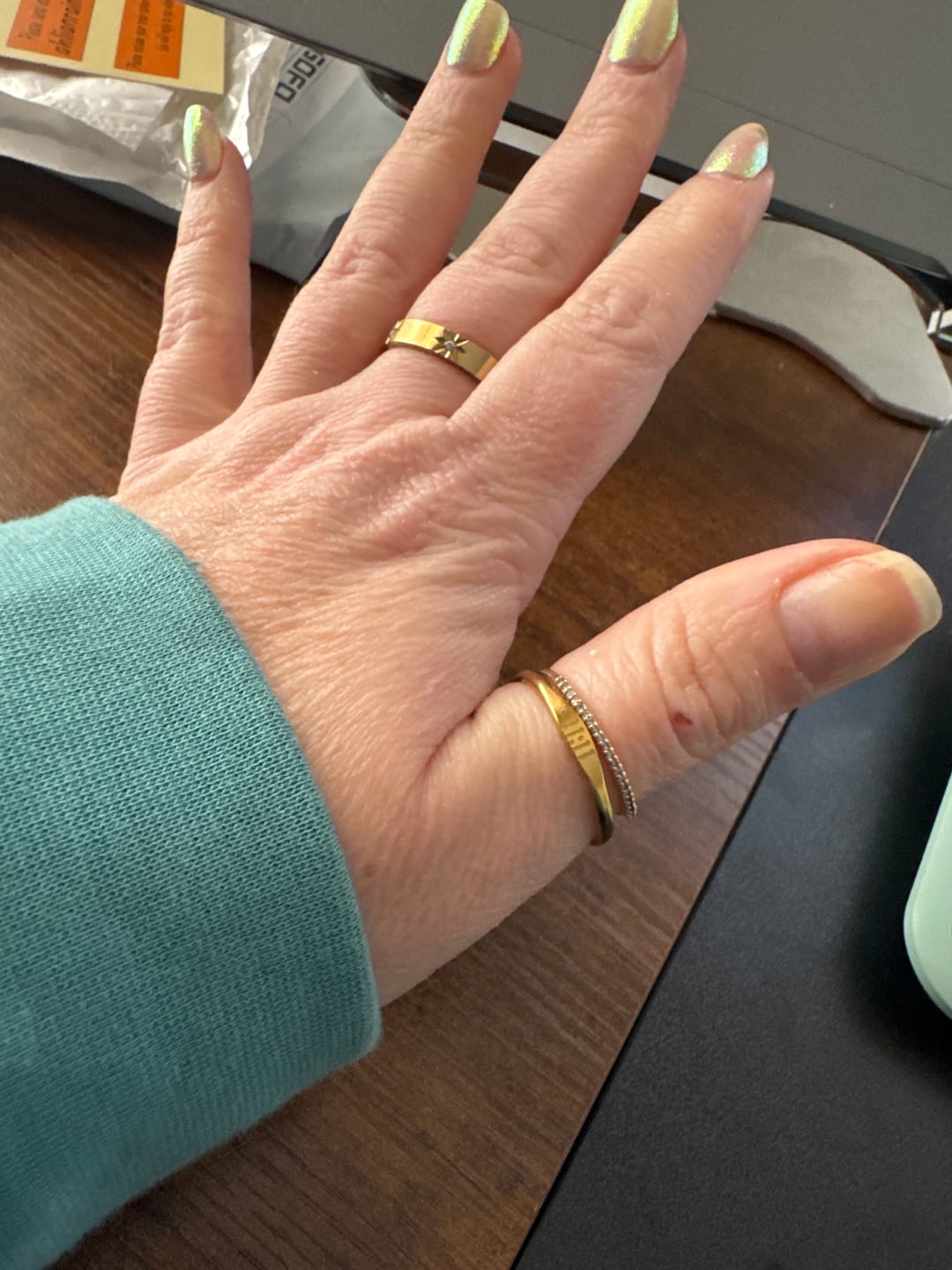 Customer photo review of Angelica® Angel Number Band