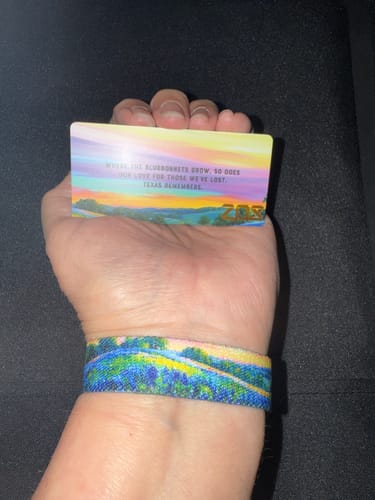 Customer photo review of Field Of Angels Interactive Bracelet Pre-Order
