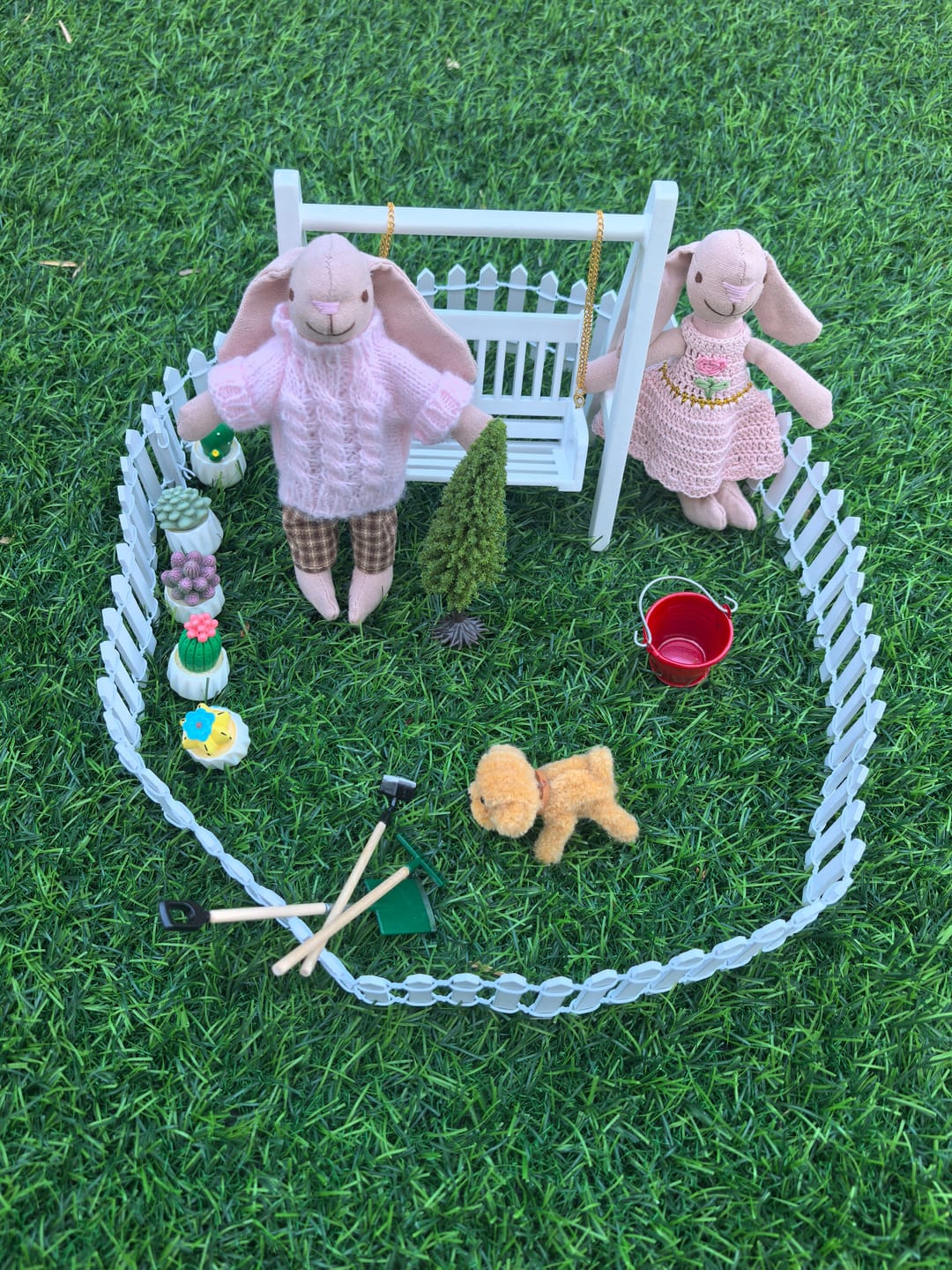 Customer photo review of The Little Tree in the Garden – Dollhouse Gift Box Set