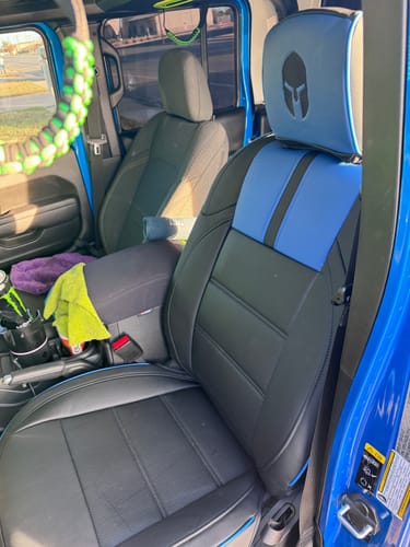 Customer photo review of Premium Custom-Fit Seat Covers