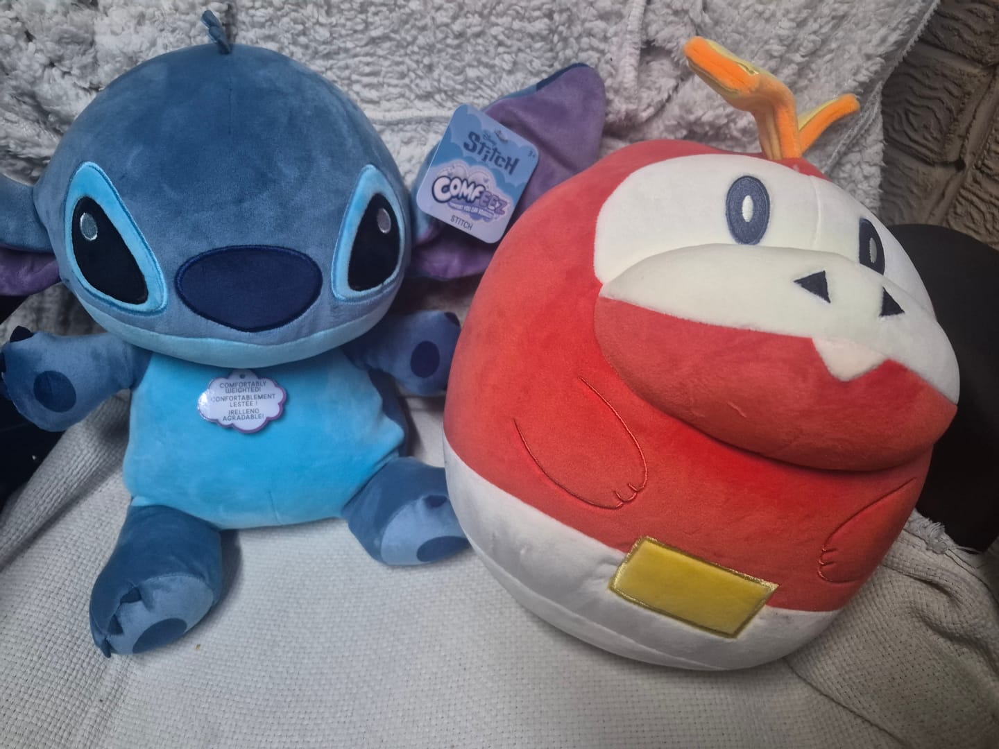 Customer photo review of Stitch Weighted Sensory Plush