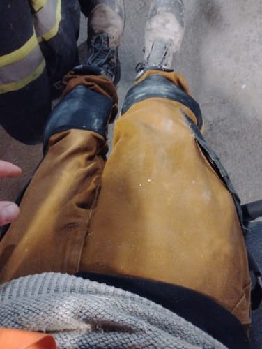 Customer photo review of RX-1 Relaxed Pro Pants Whiskey