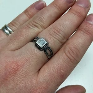Customer photo review of Geometric Ring