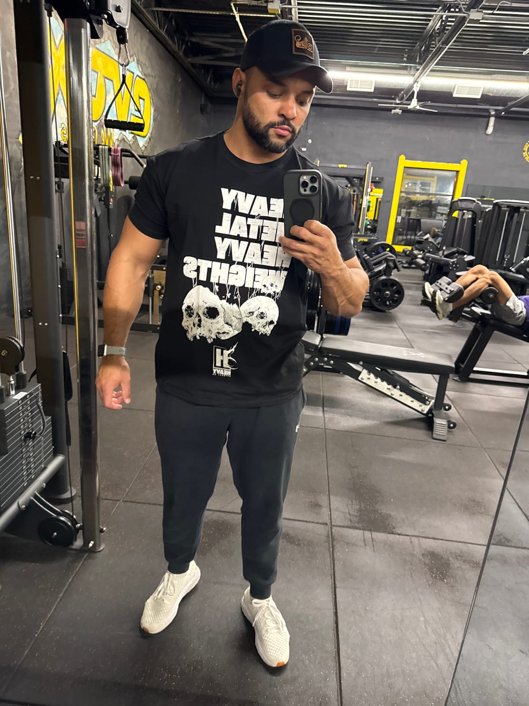 Customer photo review of Heavy Metal Fitted Tee