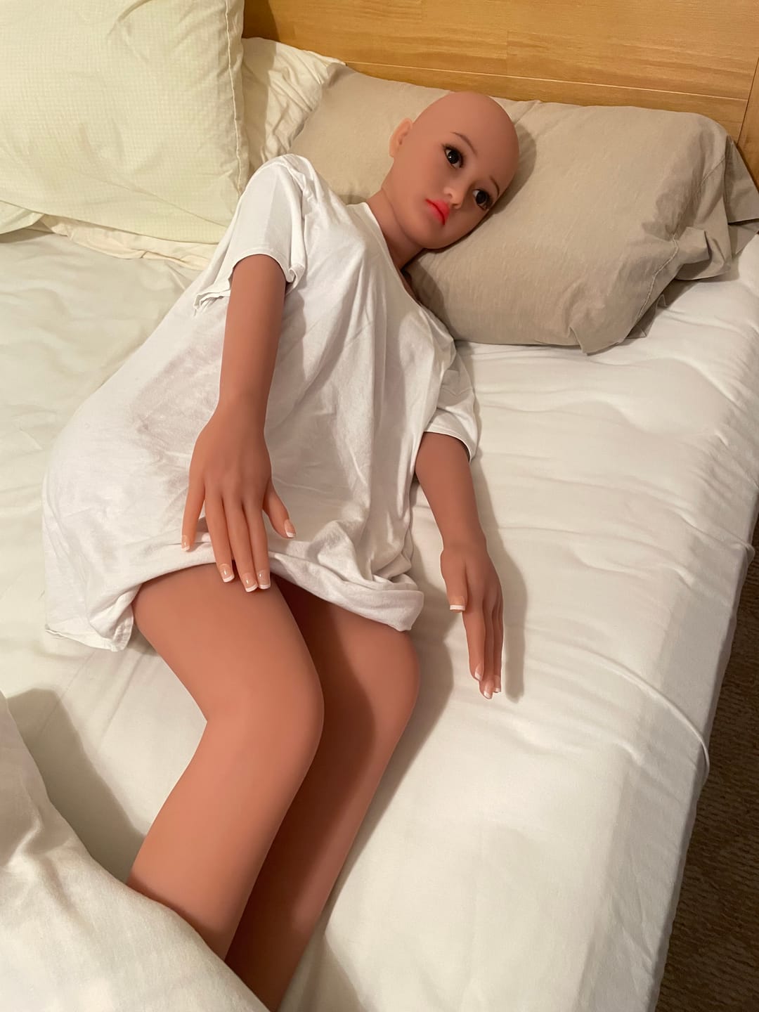 Customer photo review of US Stock - 150cm Niko Plus #14 Realistic TPE Sex Doll Small Breasts Adult Love Doll