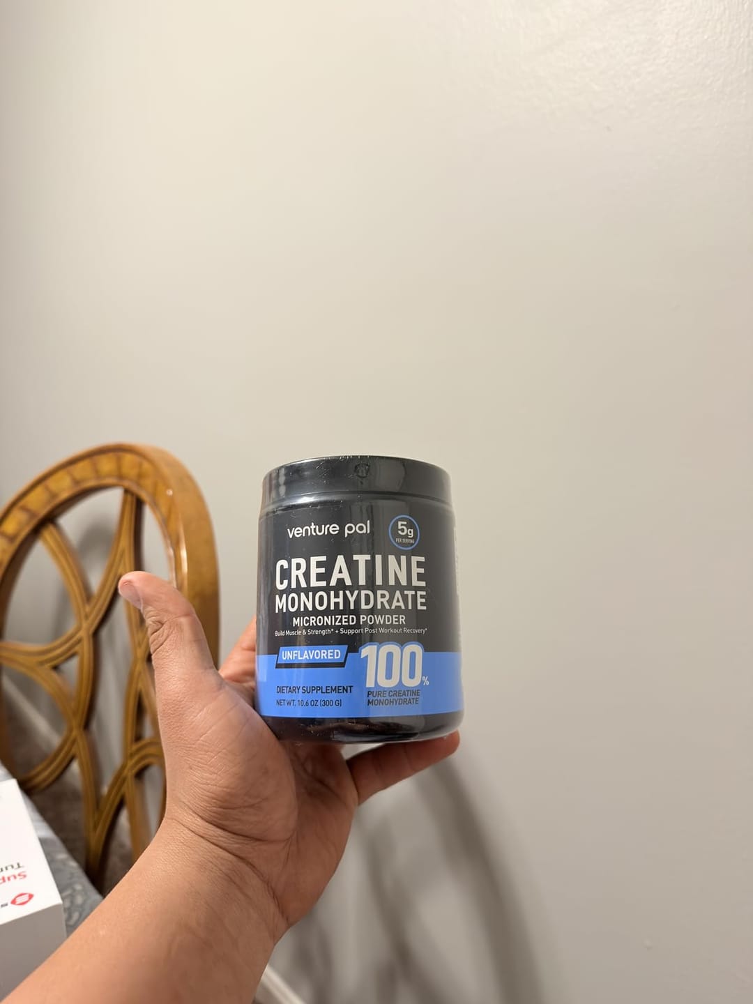 Customer photo review of Venture Pal Micronized Creatine Monohydrate Powder – 60 Servings