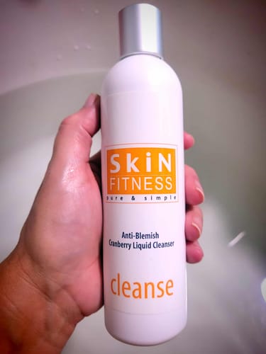 Customer photo review of Anti-Blemish Cranberry Liquid Cleanser